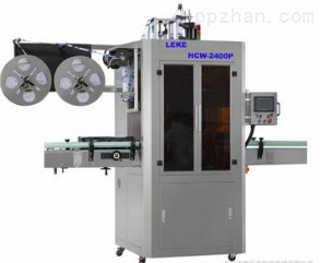 供應(yīng)定制圓瓶|方瓶|扁瓶PE膜PVC商標(biāo)膜套標(biāo)機(jī)(廠家實(shí)圖)-溫州來(lái)福機(jī)械制造